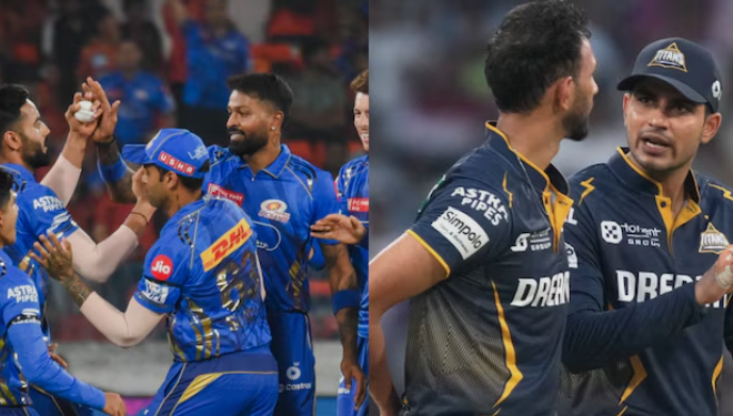 Mumbai Indians vs Gujarat Titans Timeline