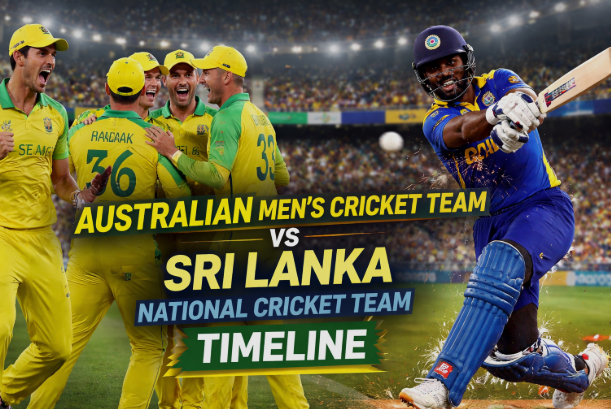 Sri Lanka National Cricket Team Vs Australian Men’s Cricket Team Timeline