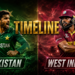 Pakistan National Cricket Team Vs West Indies Cricket Team Timeline