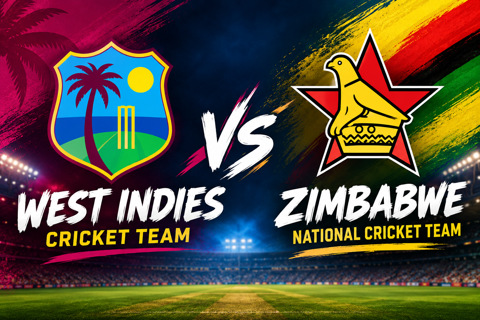 West Indies Cricket Team Vs Zimbabwe National Cricket Team Timeline
